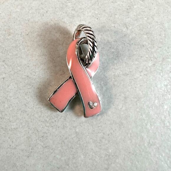 Brighton Power of Pink Breast Cancer Awareness heart charm - Picture 4 of 4
